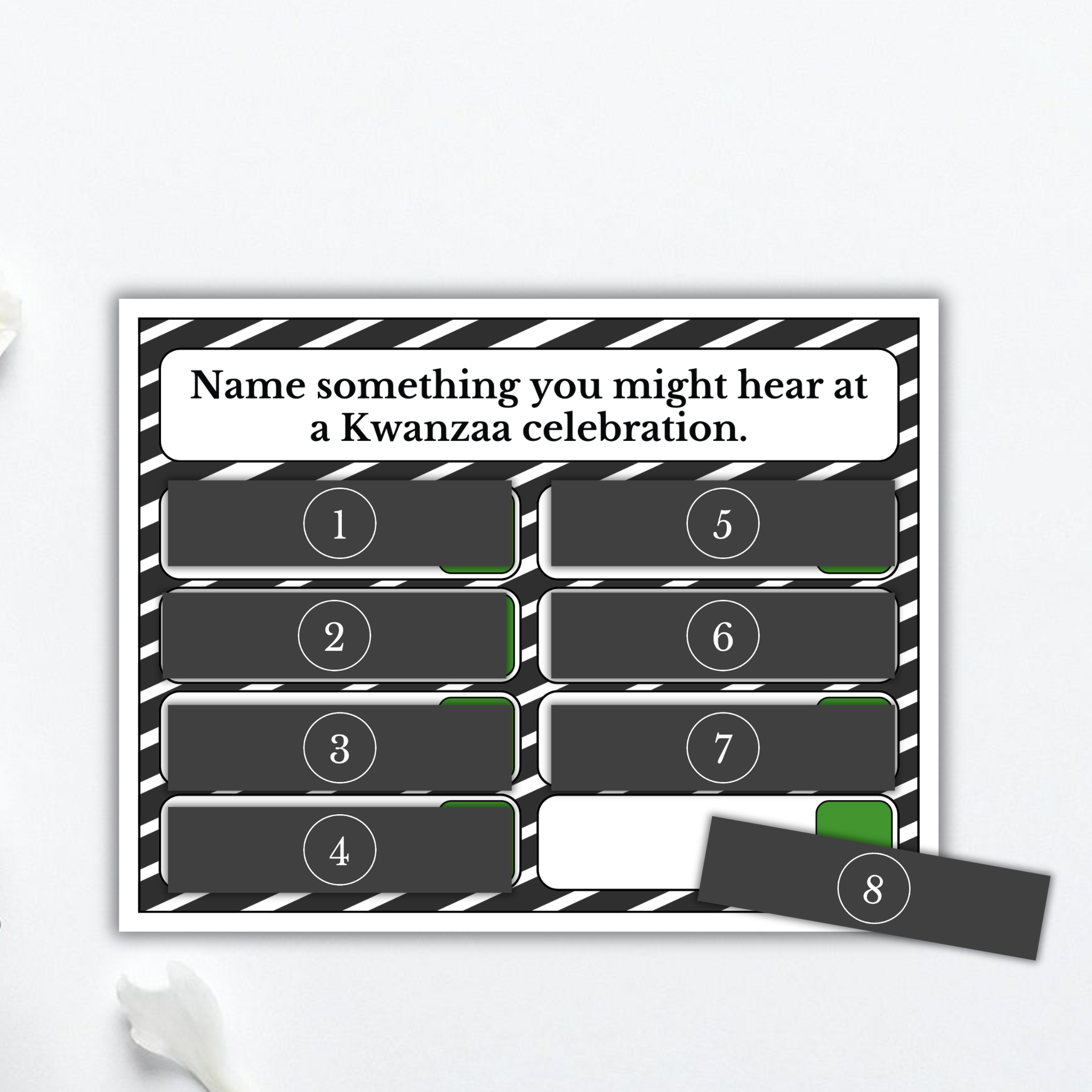 Kwanzaa Friendly Squabble Game