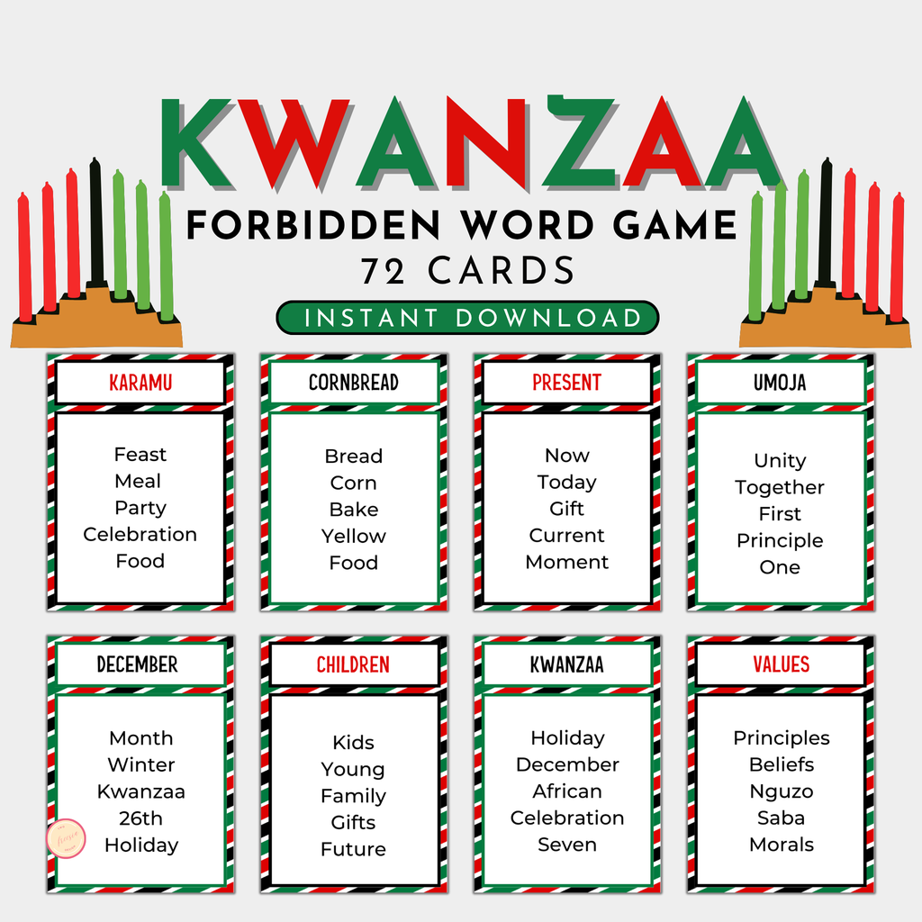 Kwanzaa Forbidden Word Game