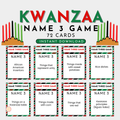 Kwanzaa Name 3 Game