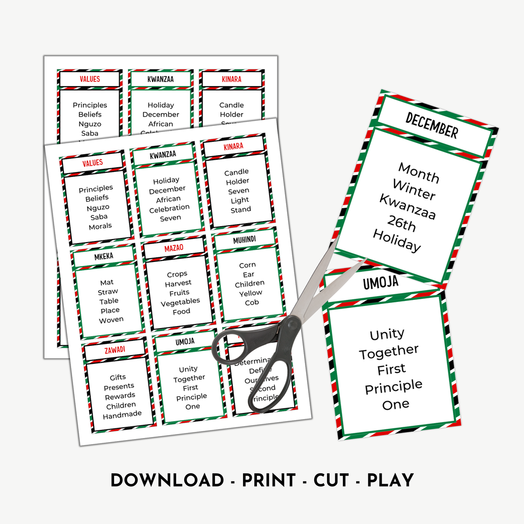 Kwanzaa Forbidden Word Game
