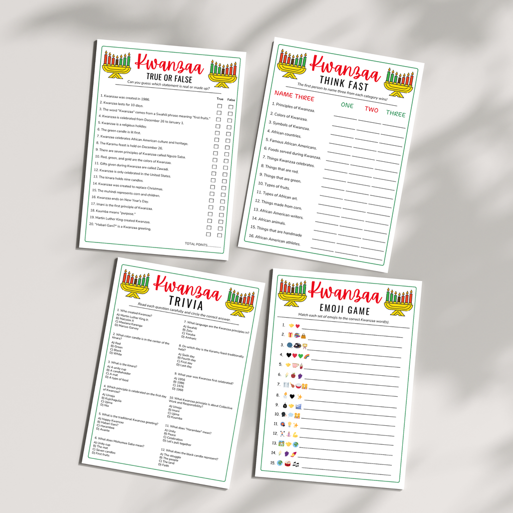 12 Kwanzaa Party Games