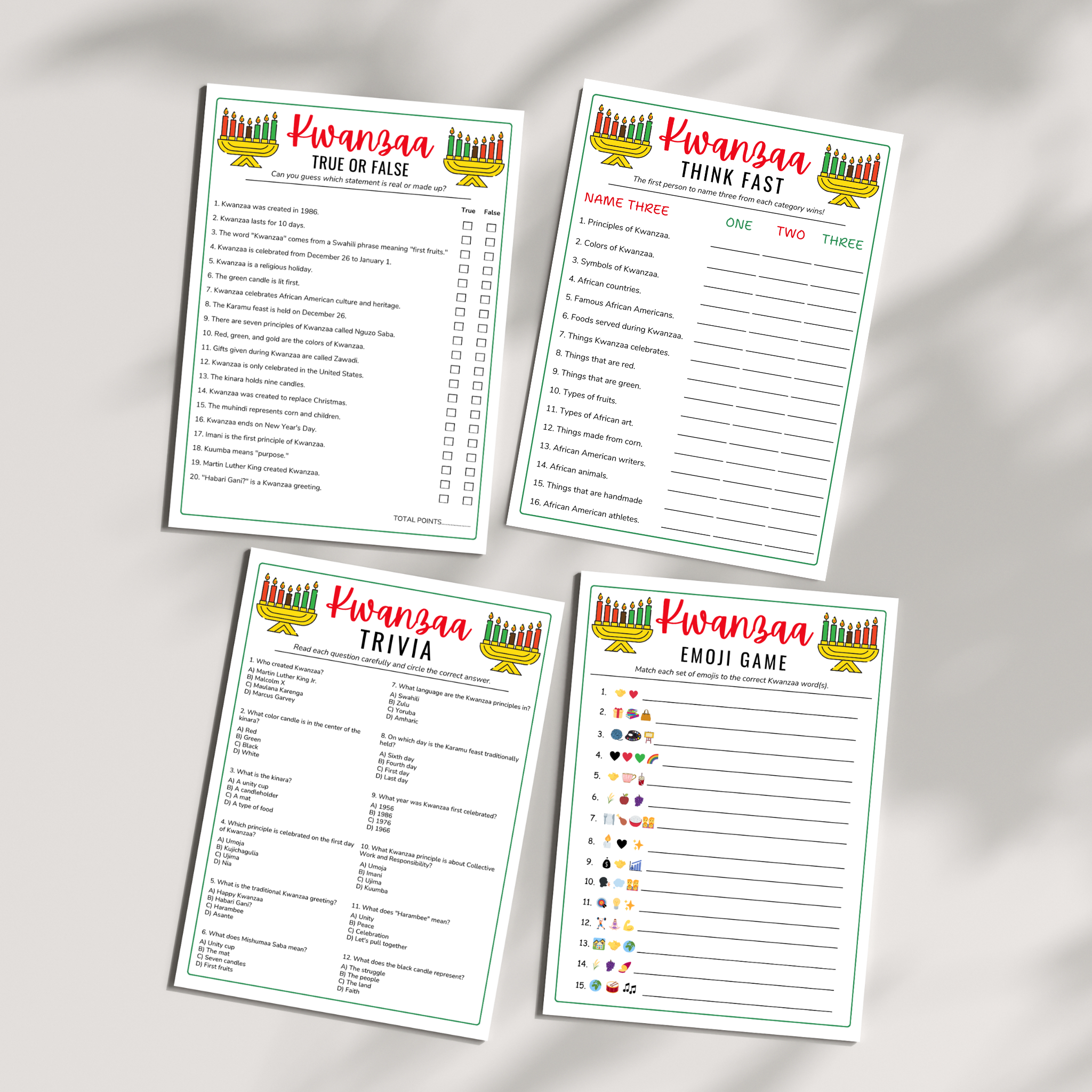 12 Kwanzaa Party Games