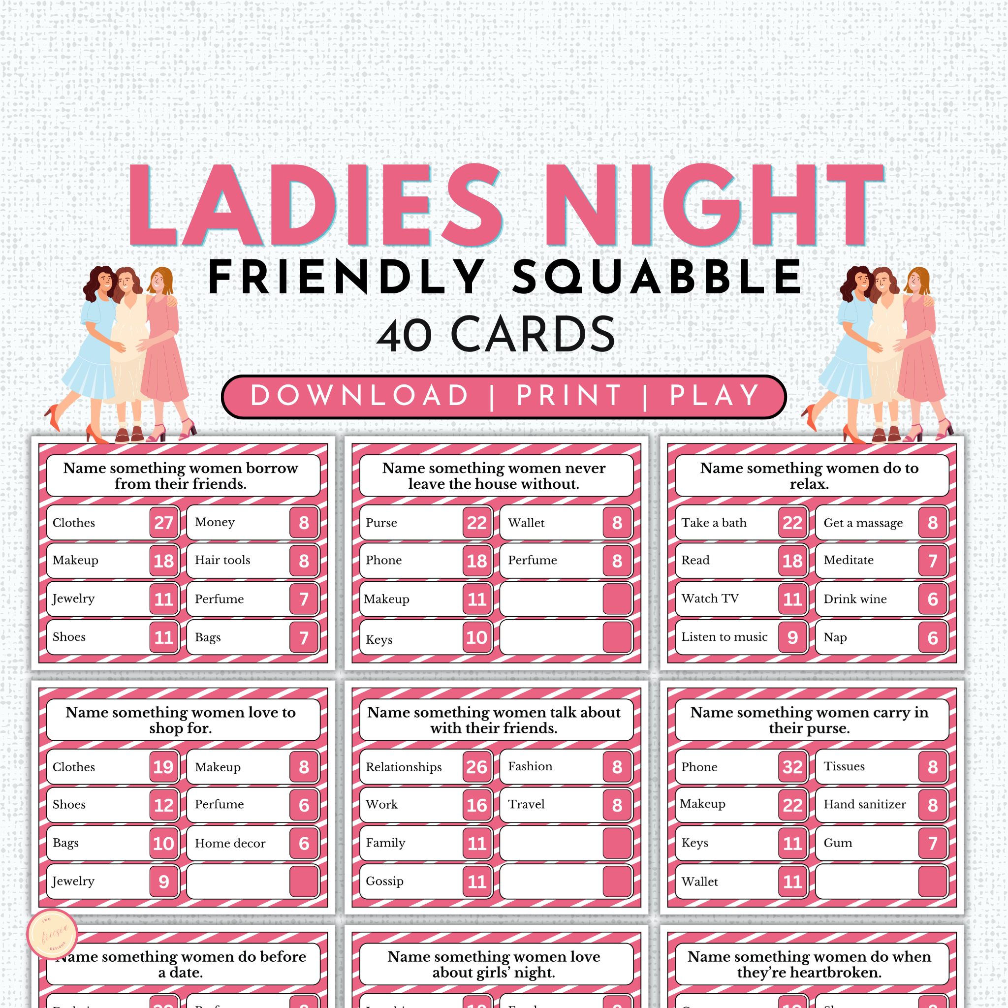 Ladies Night Friendly Squabble Game
