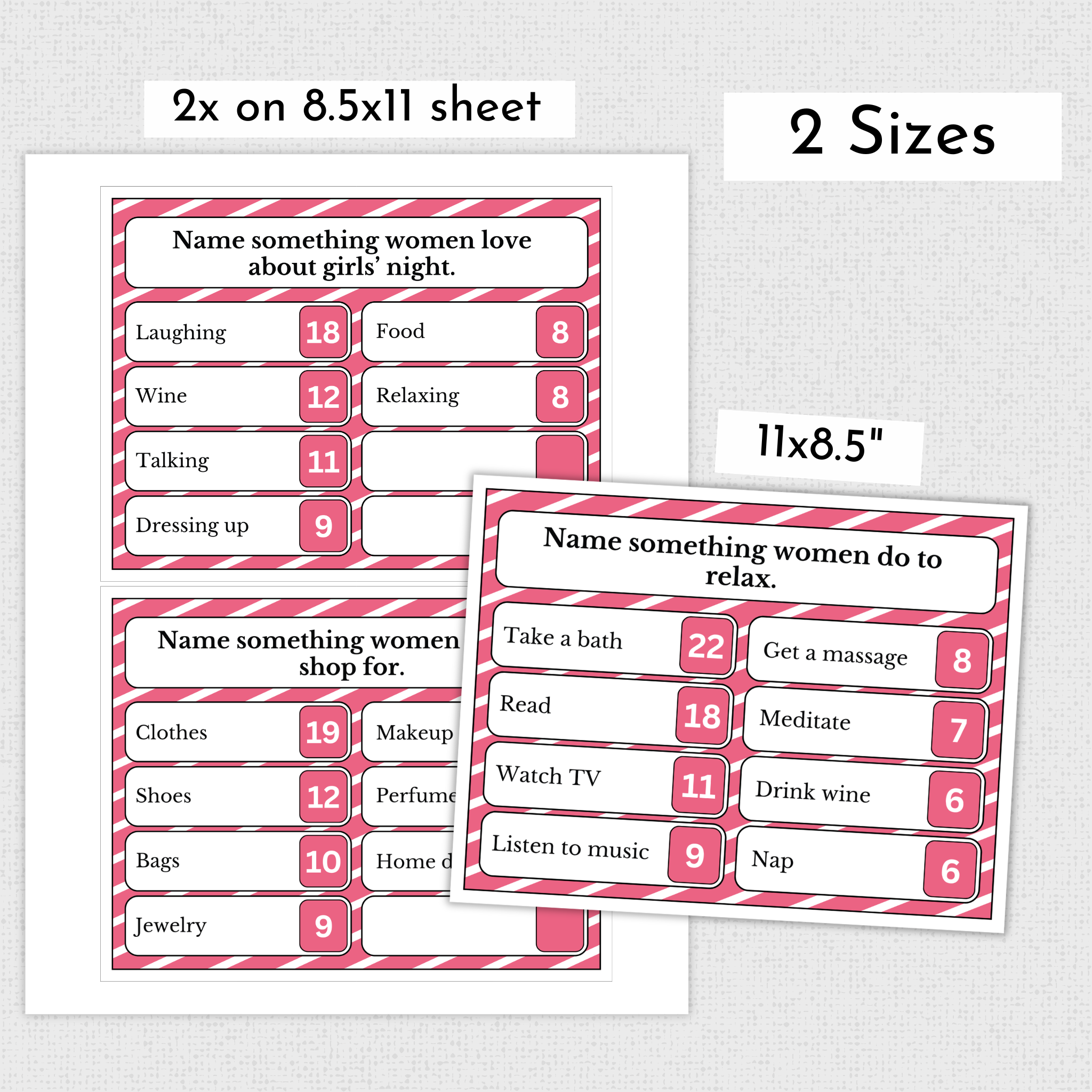 Ladies Night Friendly Squabble Game