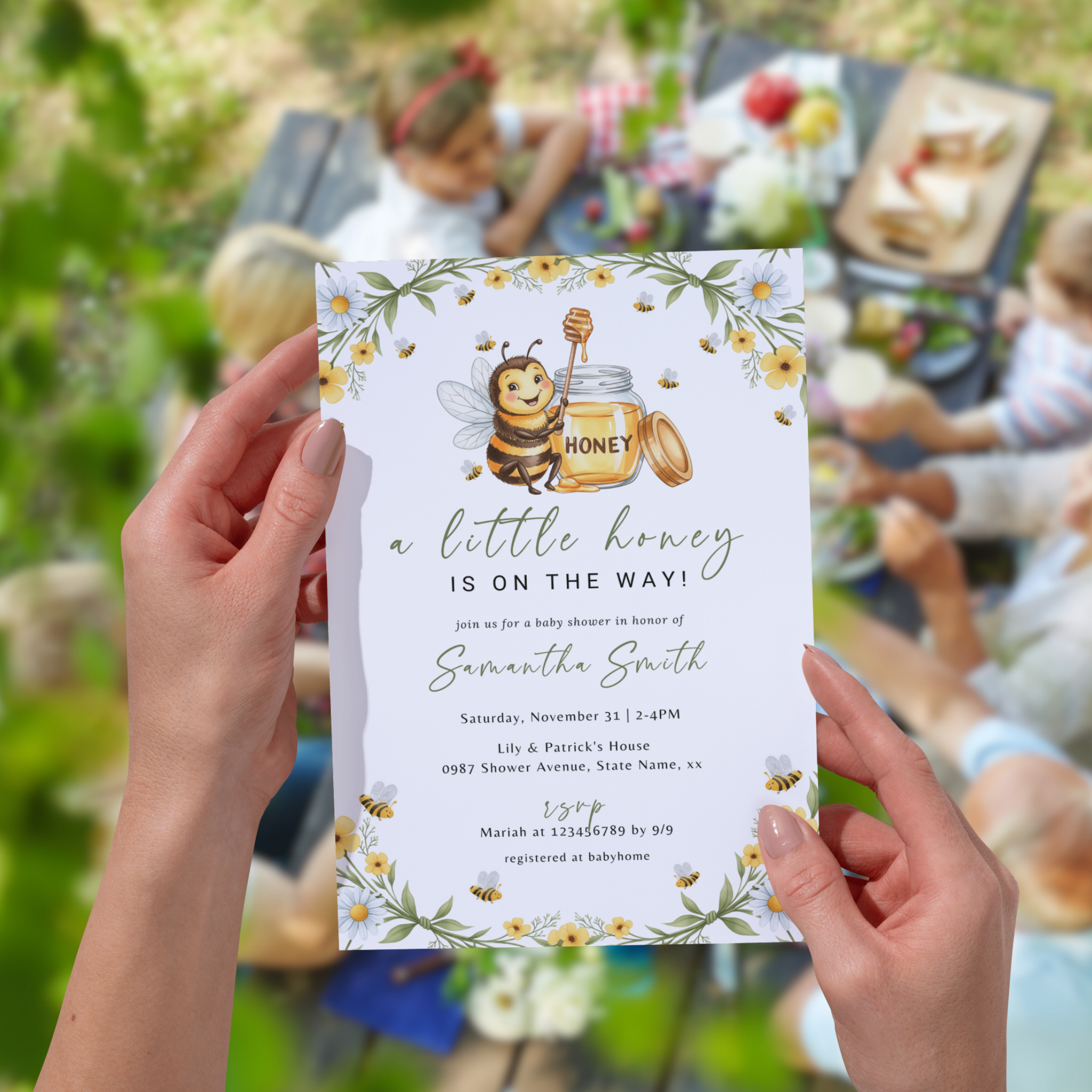A Little Bee Baby Shower Bundle