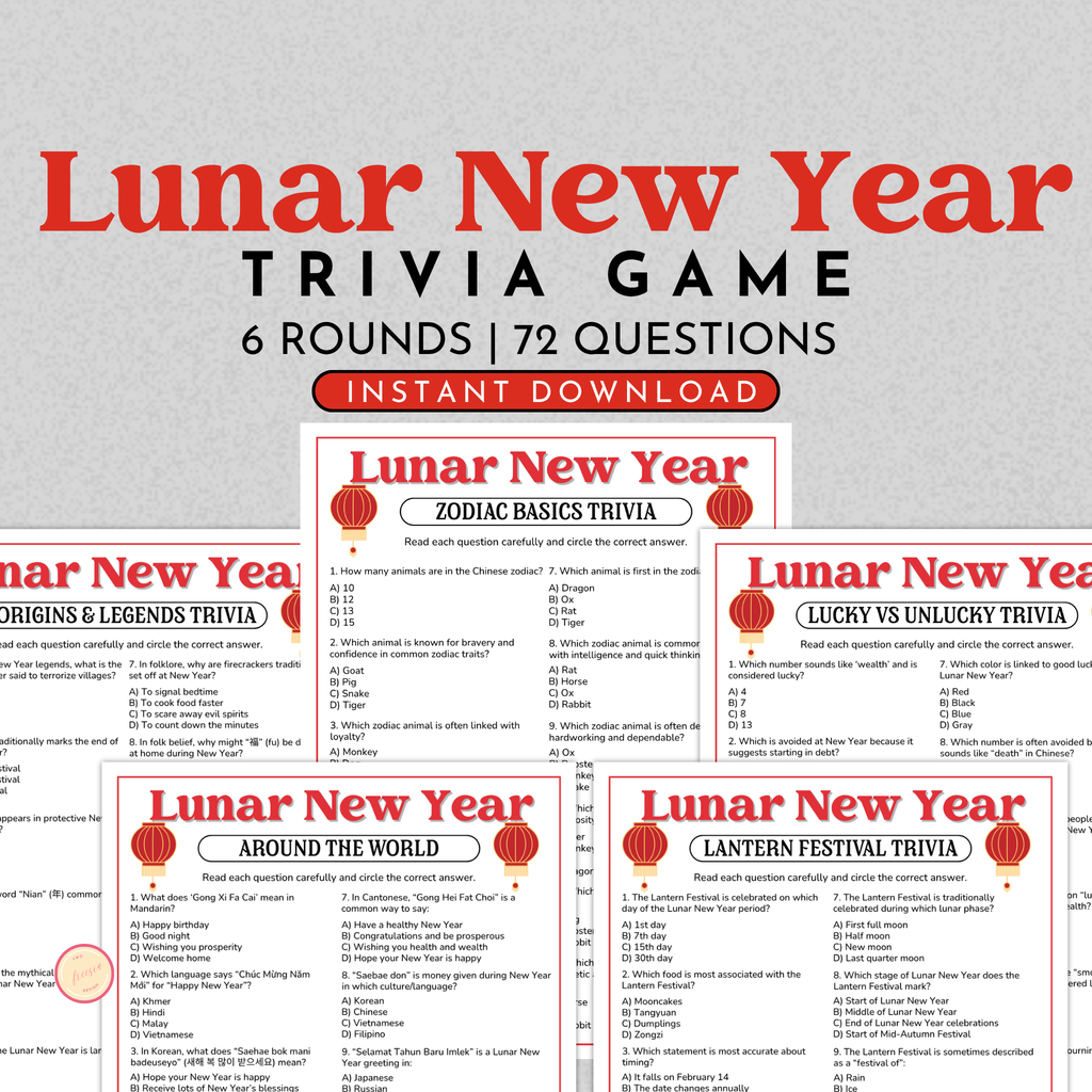 Chinese New Year Trivia Game