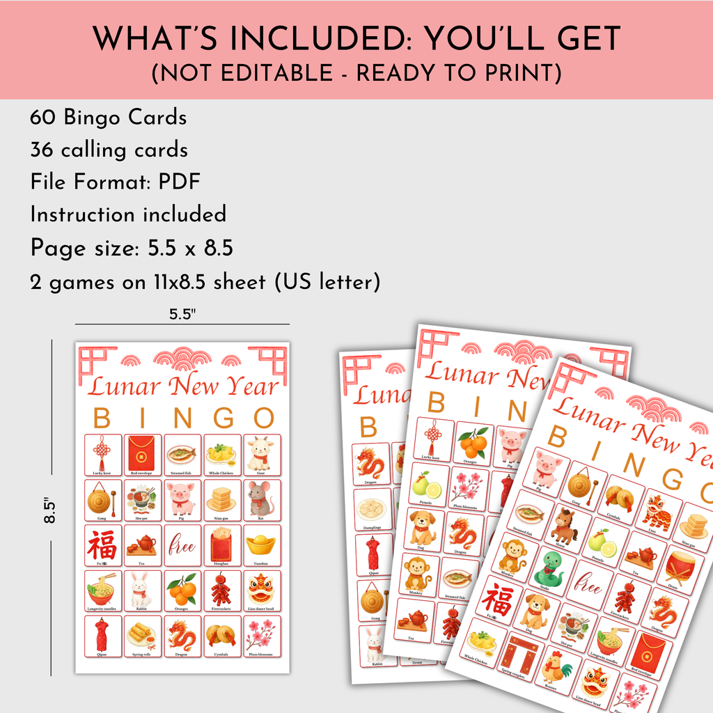 CNY Bingo Game