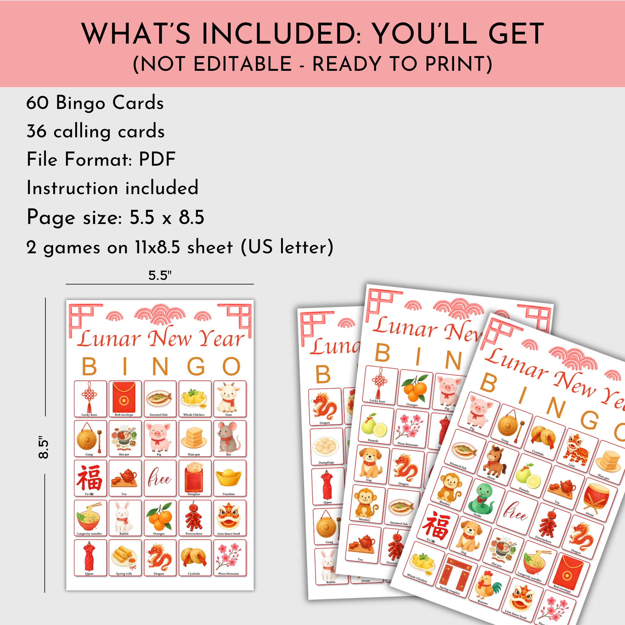 CNY Bingo Game