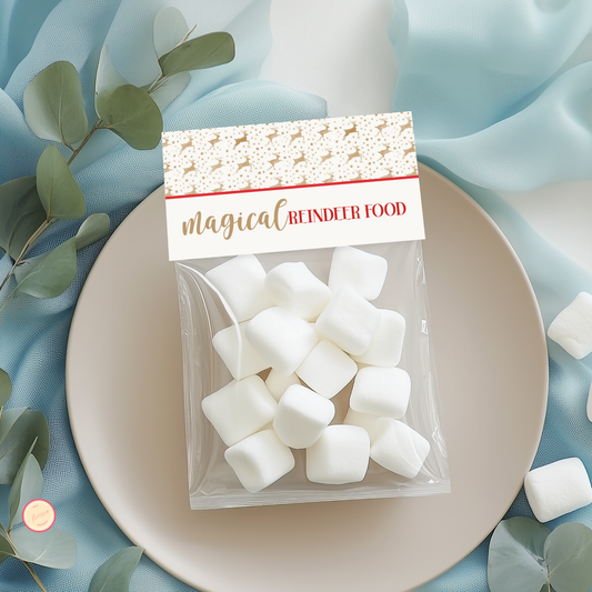 Magic Reindeer Food Bag Topper