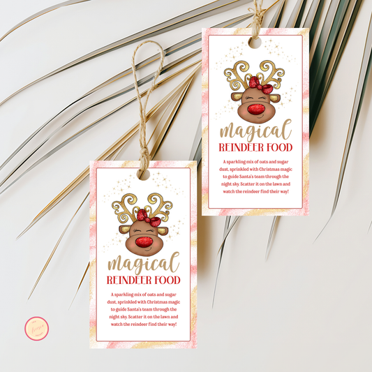 Magical Reindeer Food Tag