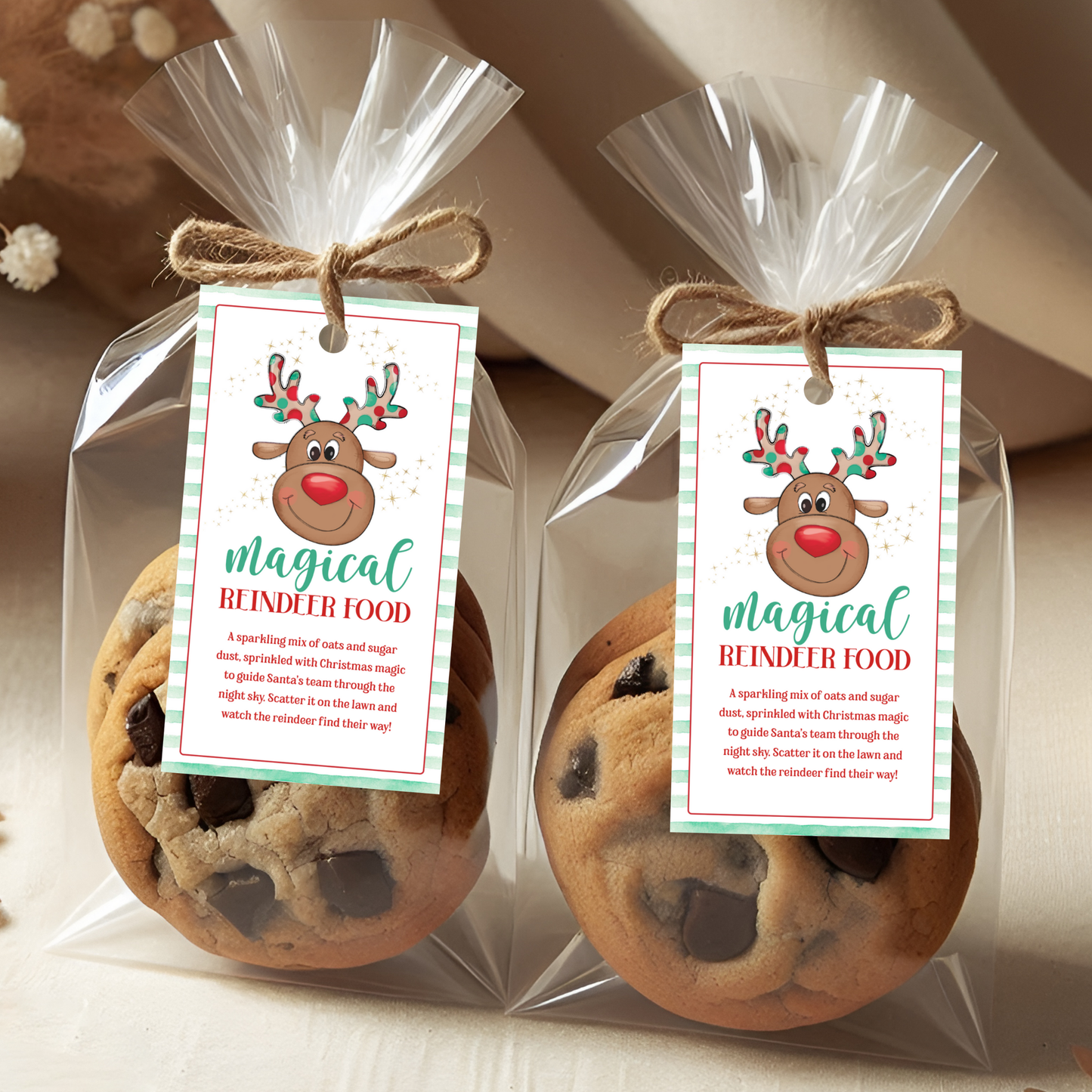 Magical Reindeer Food Tag | printable