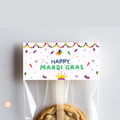 Mardi Gras Treat Bag Topper