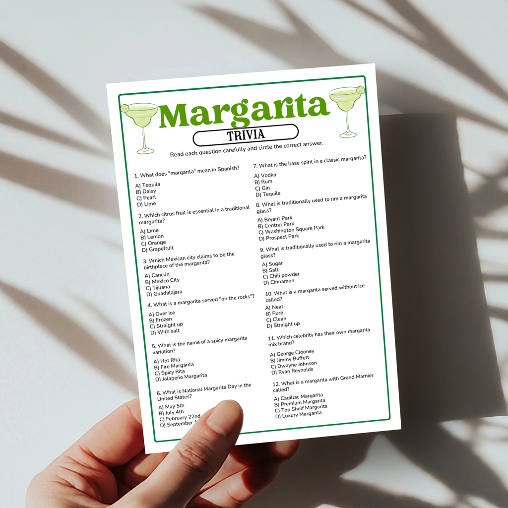 Margarita Trivia Game