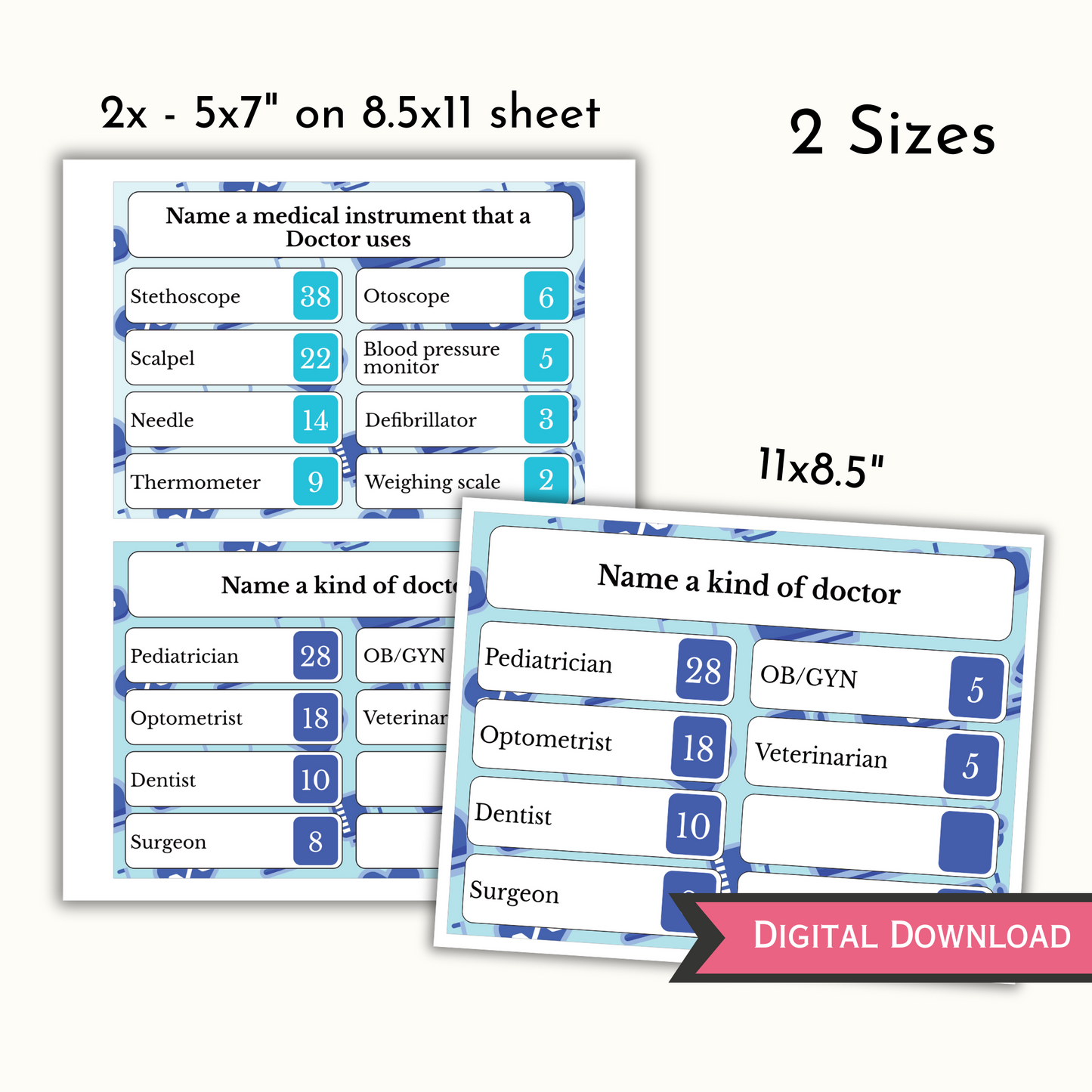 Medical Party Feud Game