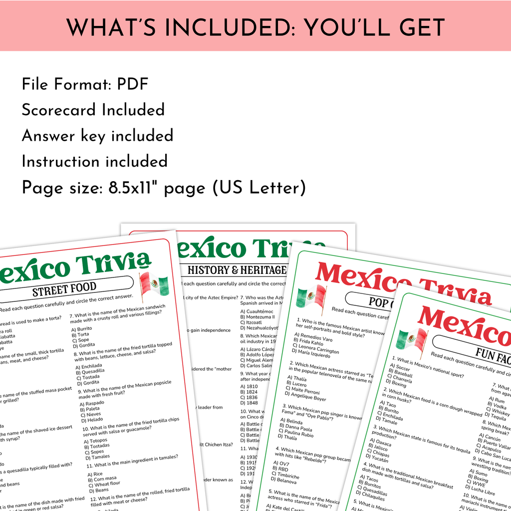 Mexico Trivia Bundle