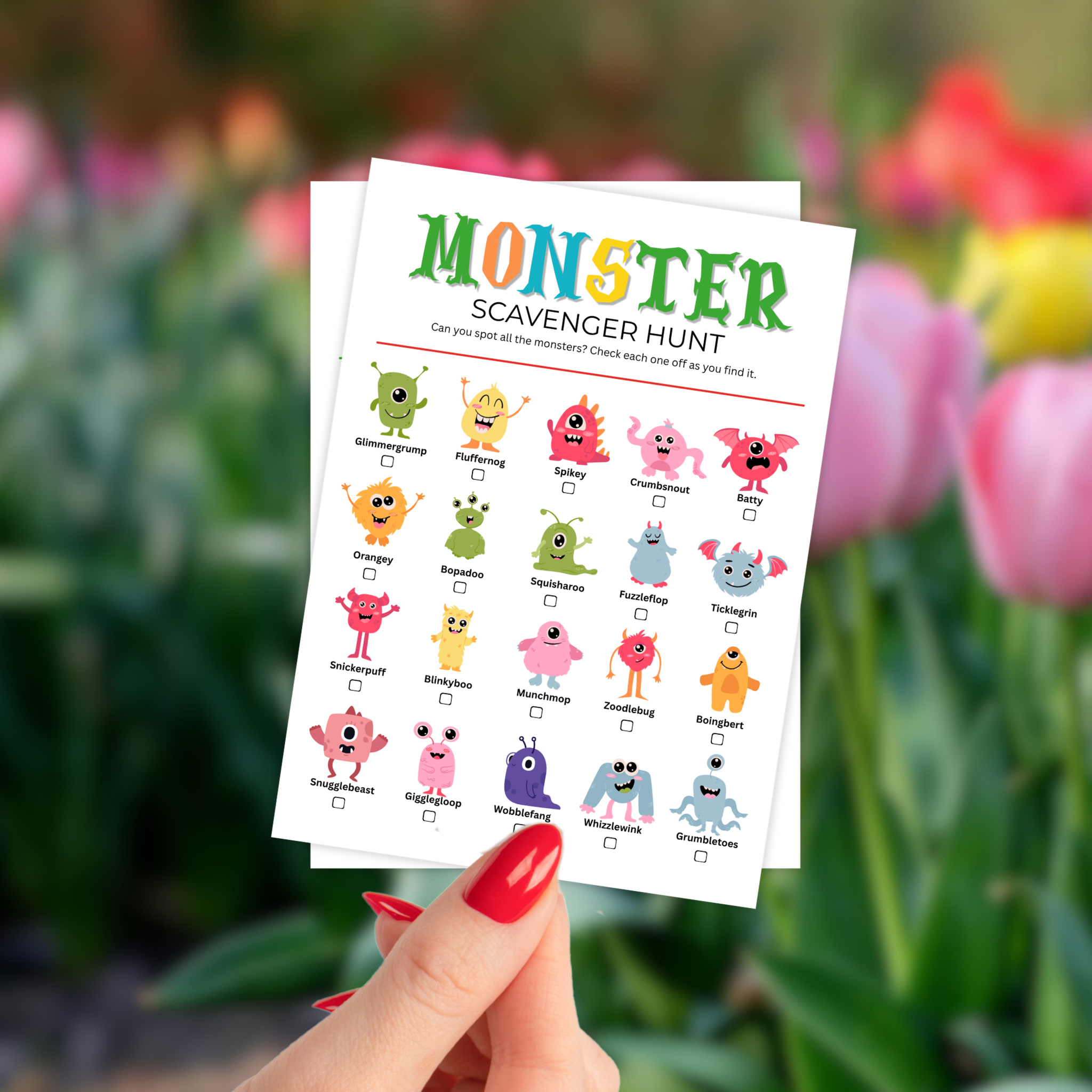 Monster Scavenger Hunt