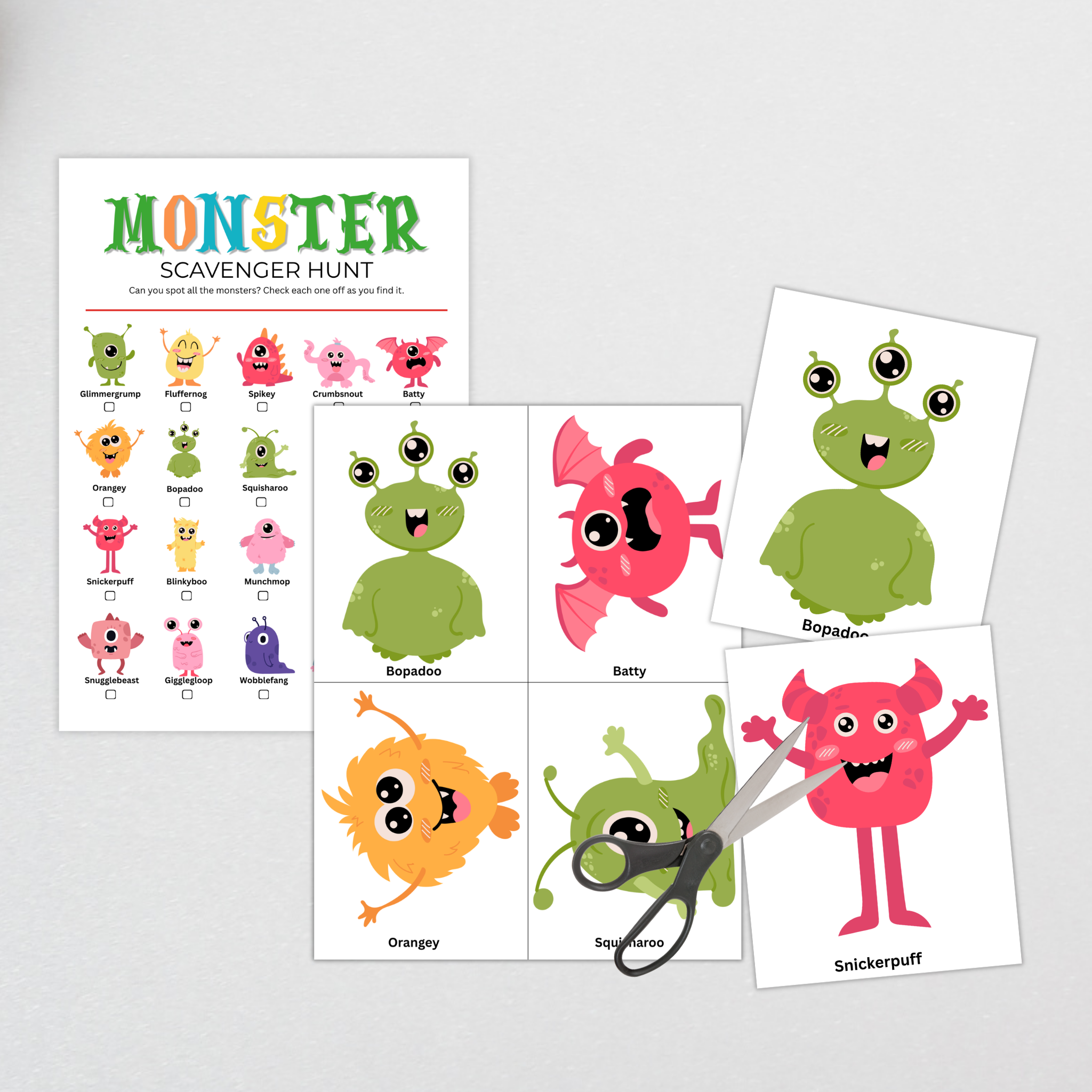 Monster Scavenger Hunt