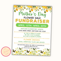 Mother's Day Flower Fundraiser Flyer - Editable Template