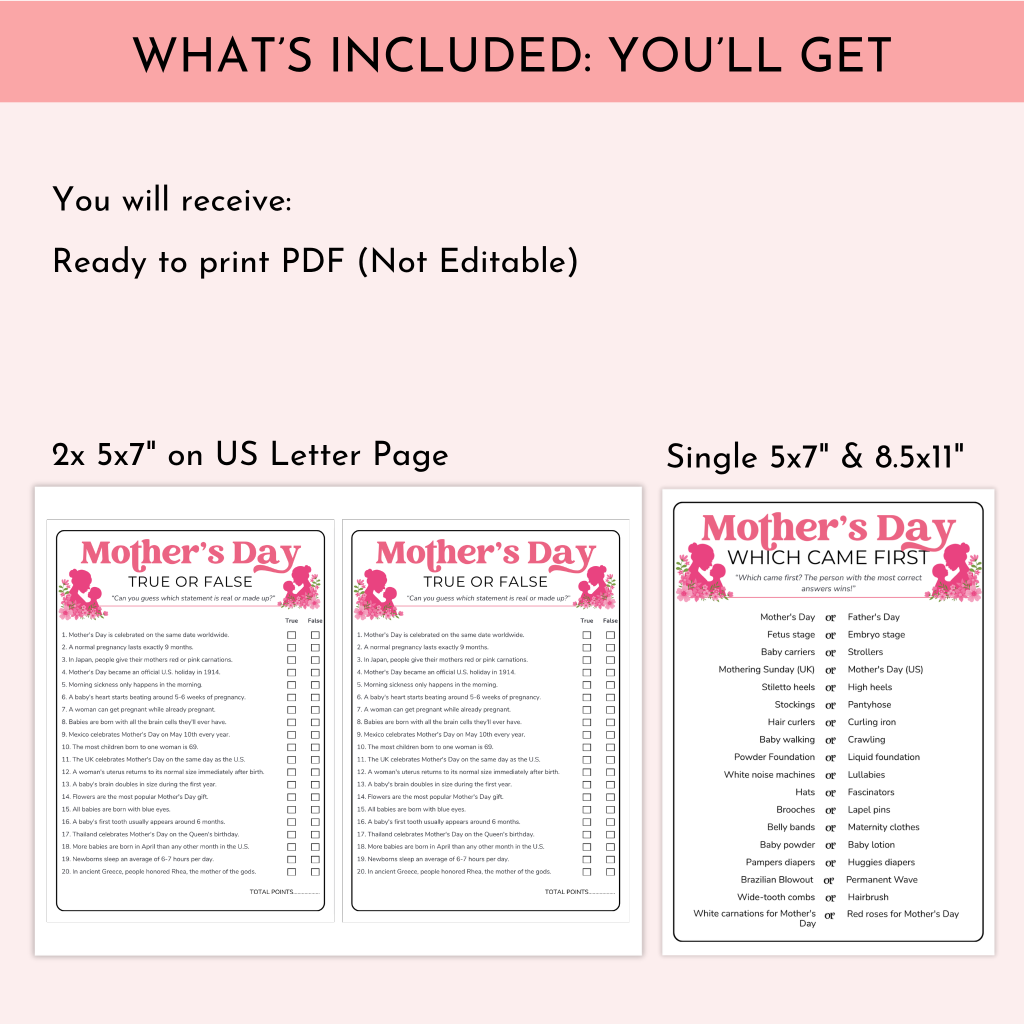 12 Mother's Day Games