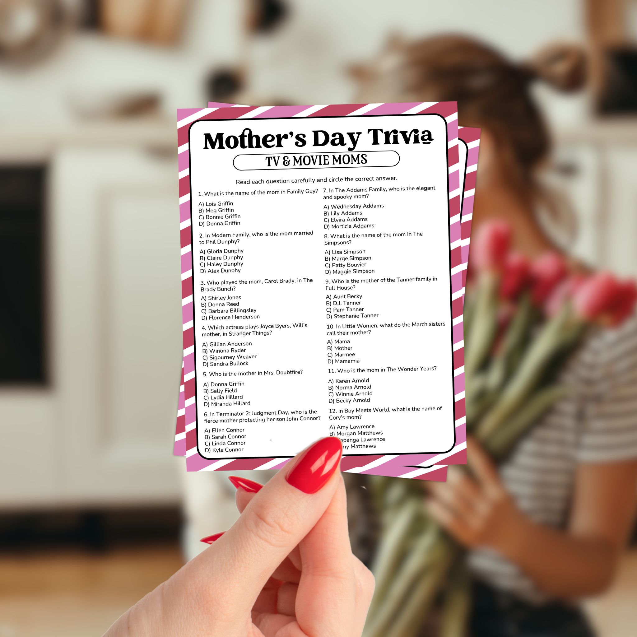 Mother's Day Trivia Game Bundle
