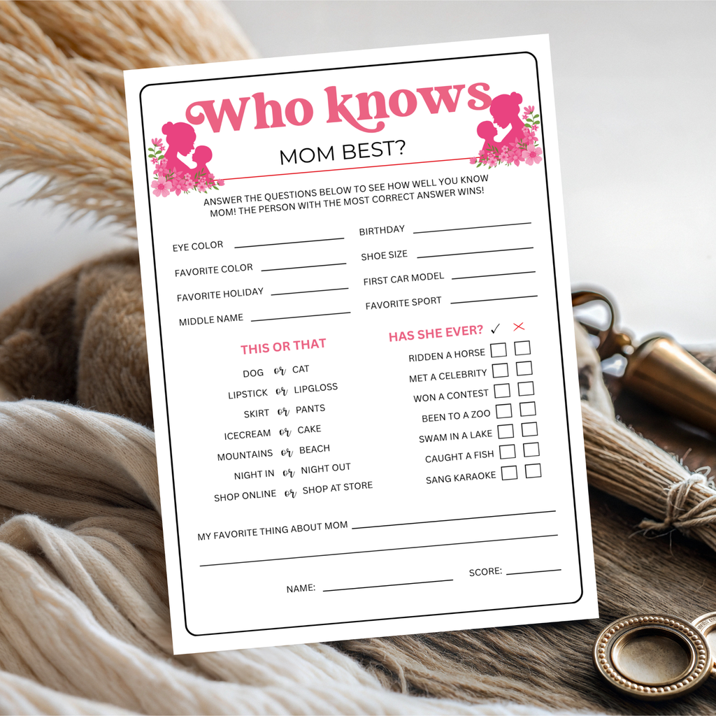 12 Mother's Day Games