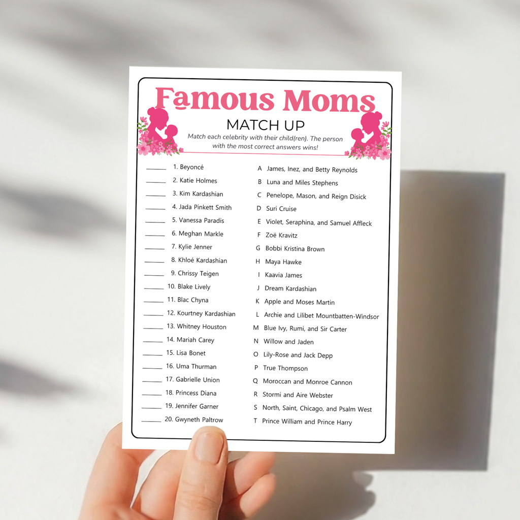 12 Mother's Day Games