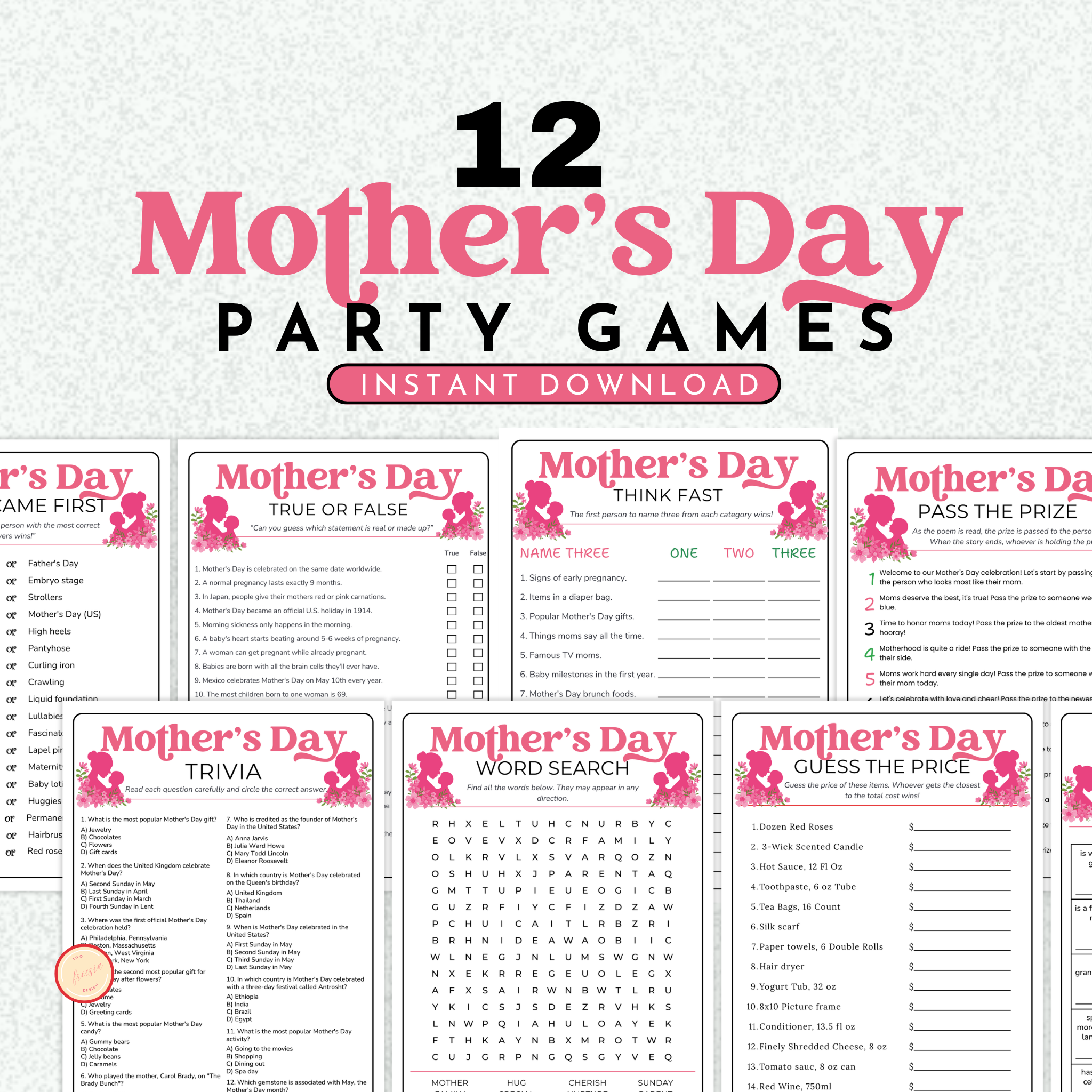 12 Mother's Day Games