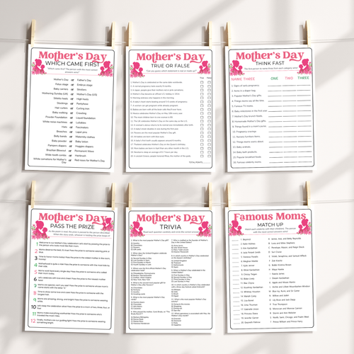 12 Mother's Day Games