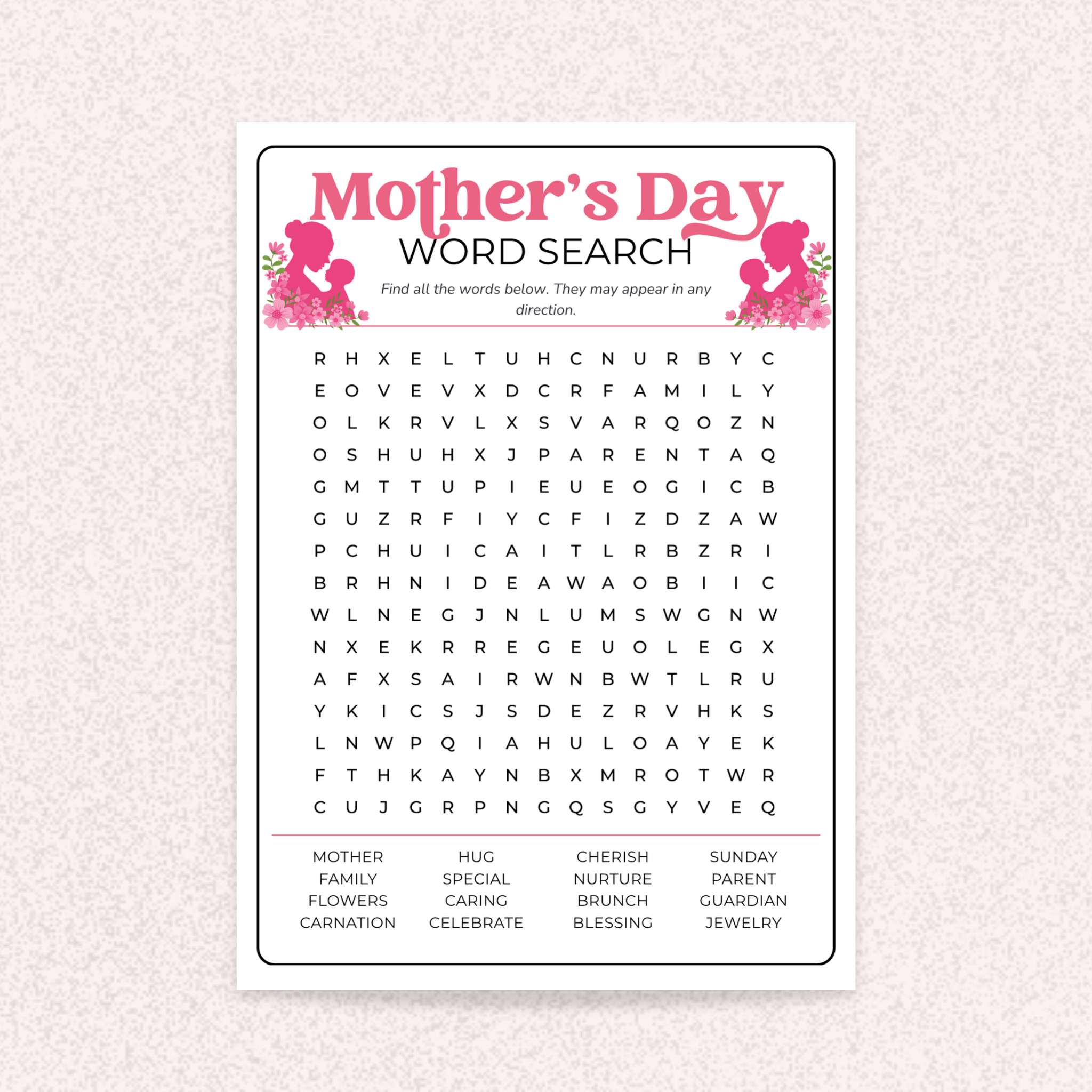 12 Mother's Day Games
