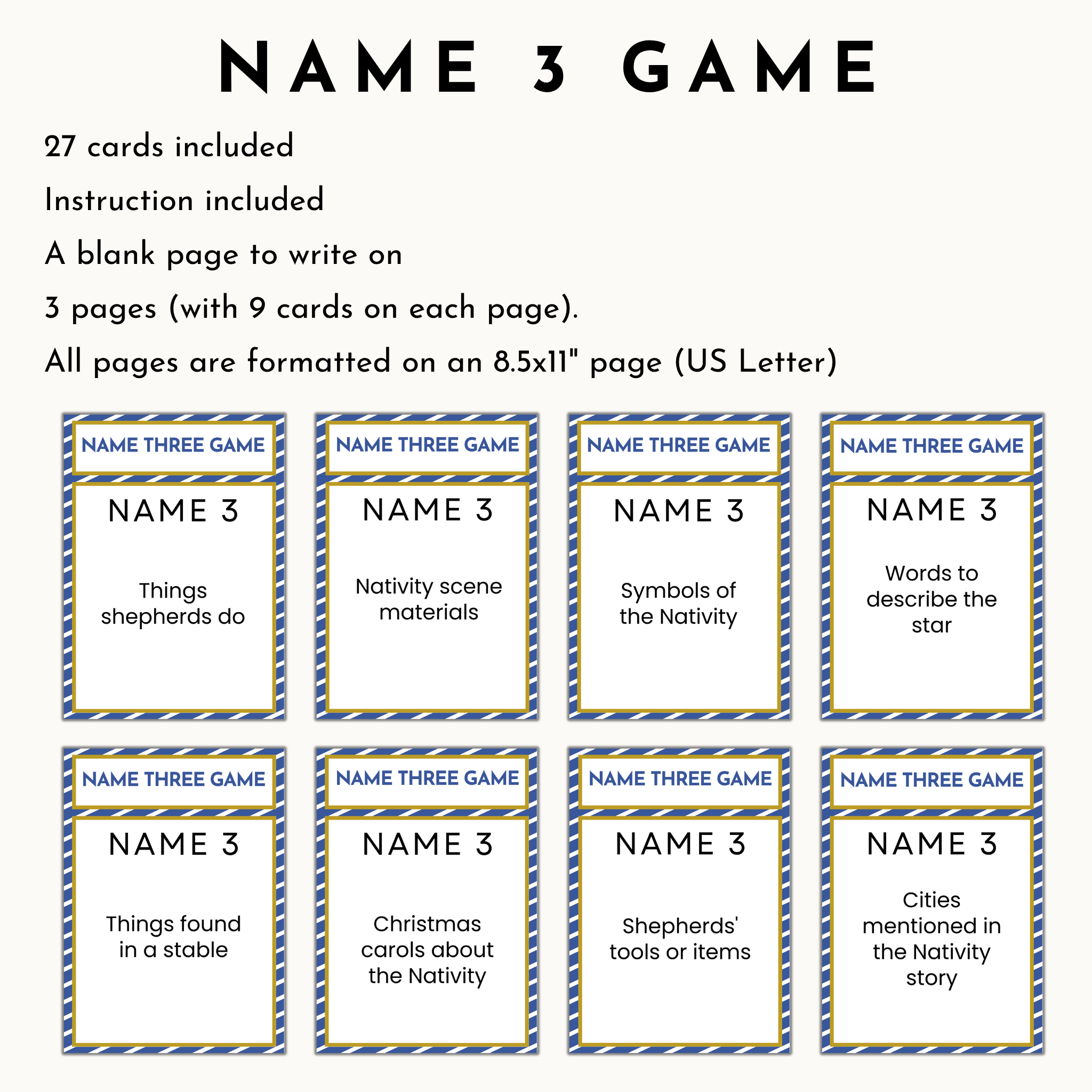 Nativity Mega Bundle Game