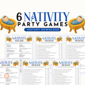 6 Nativity Party Games