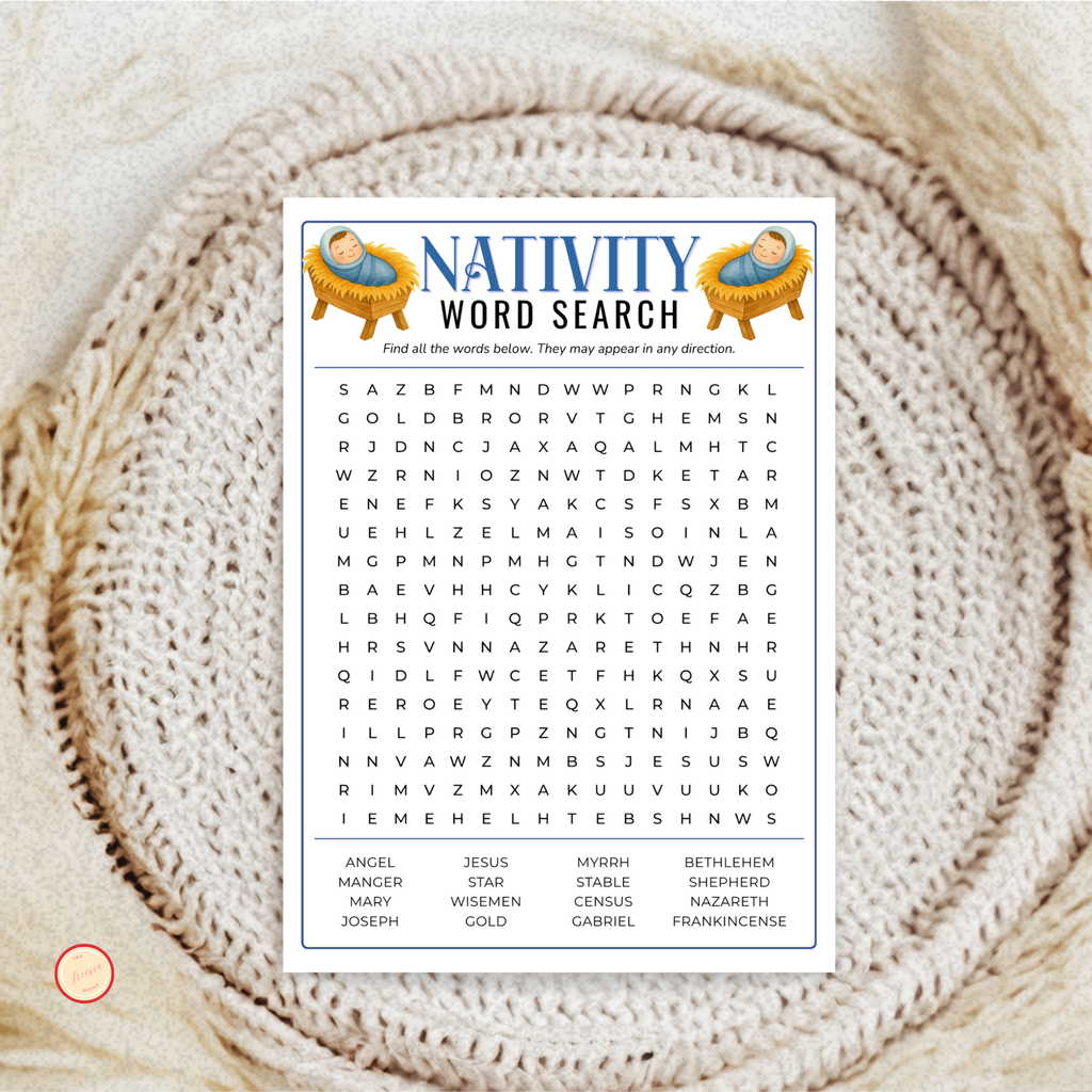Nativity Word Seacrh Game