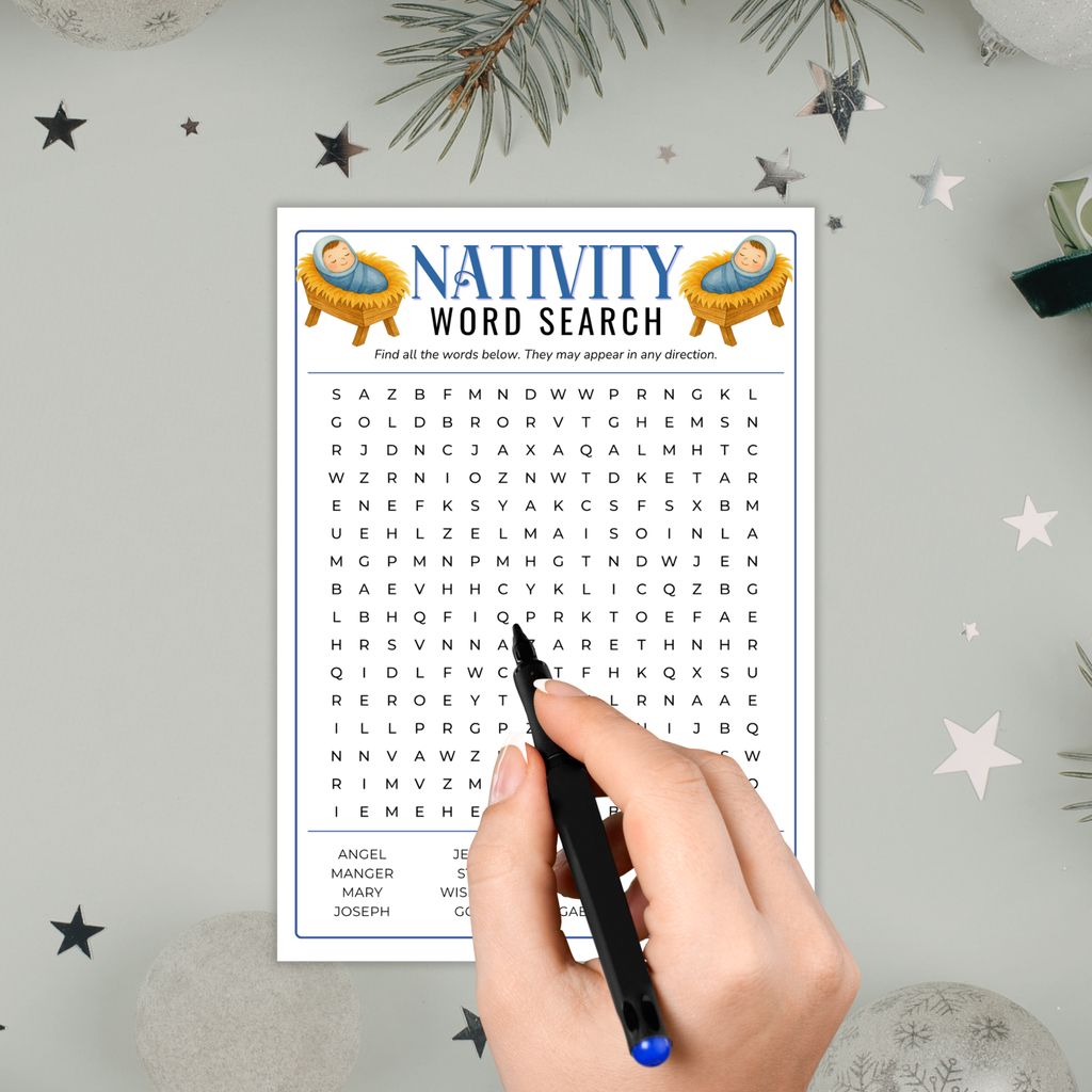 Nativity Word Seacrh Game