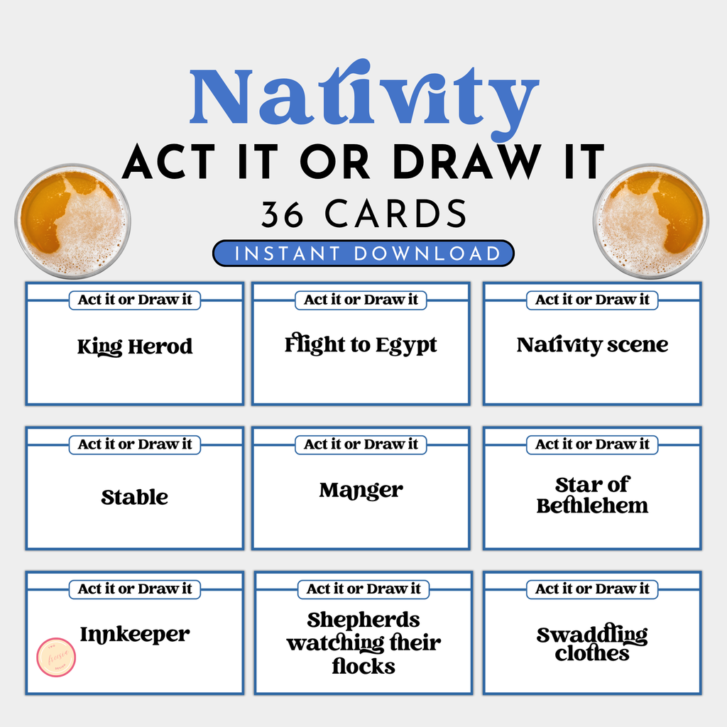 Nativity Act It or Draw It