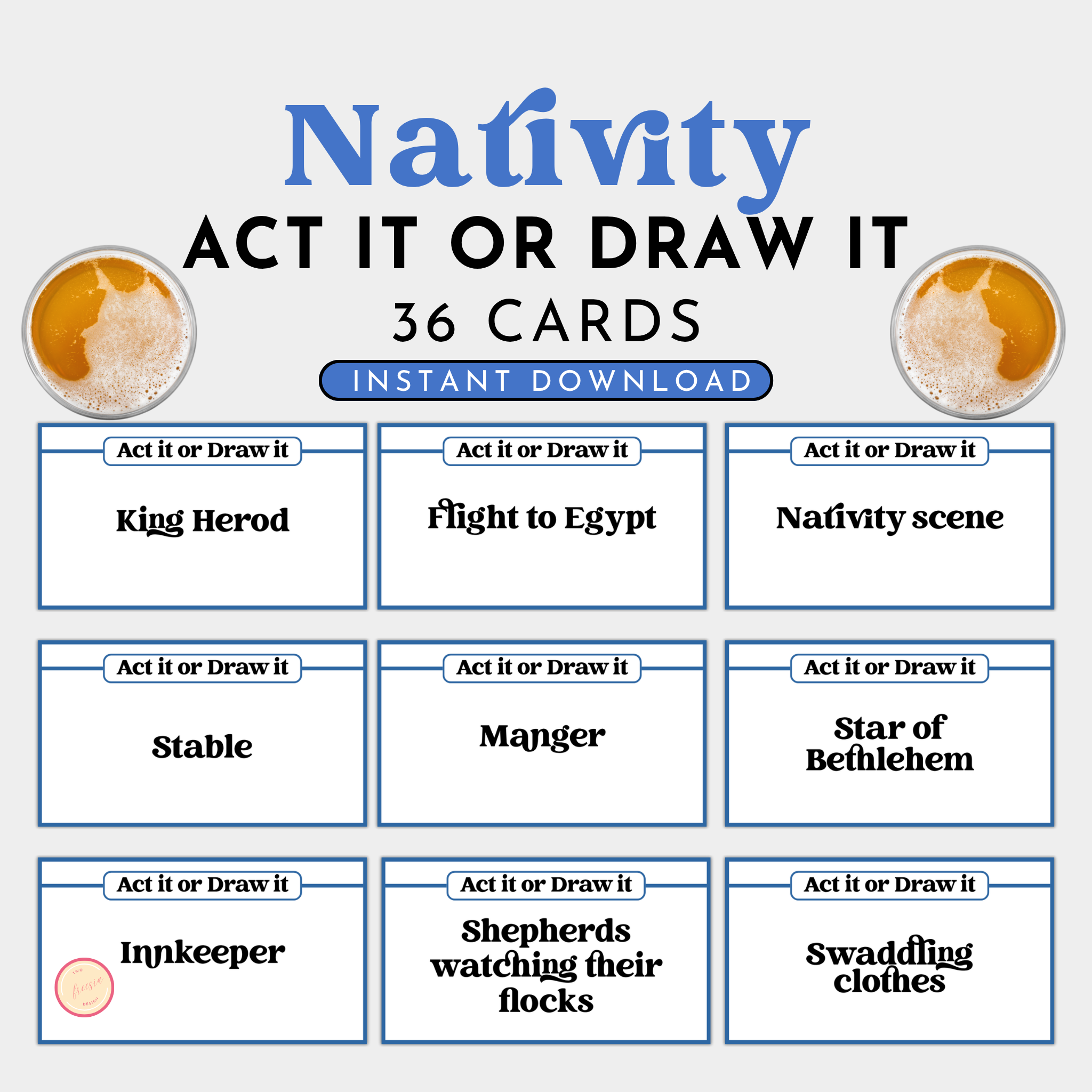 Nativity Act It or Draw It