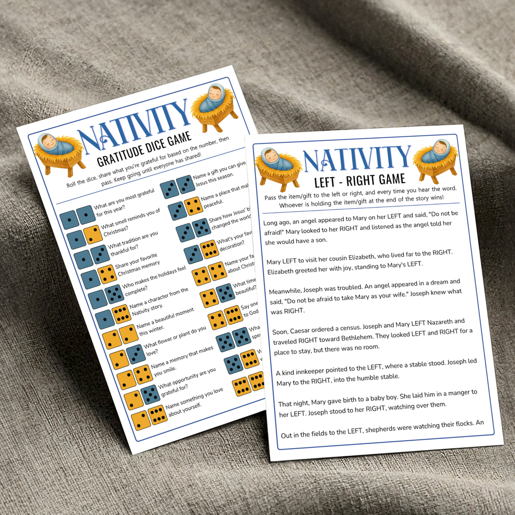 6 Nativity Party Games