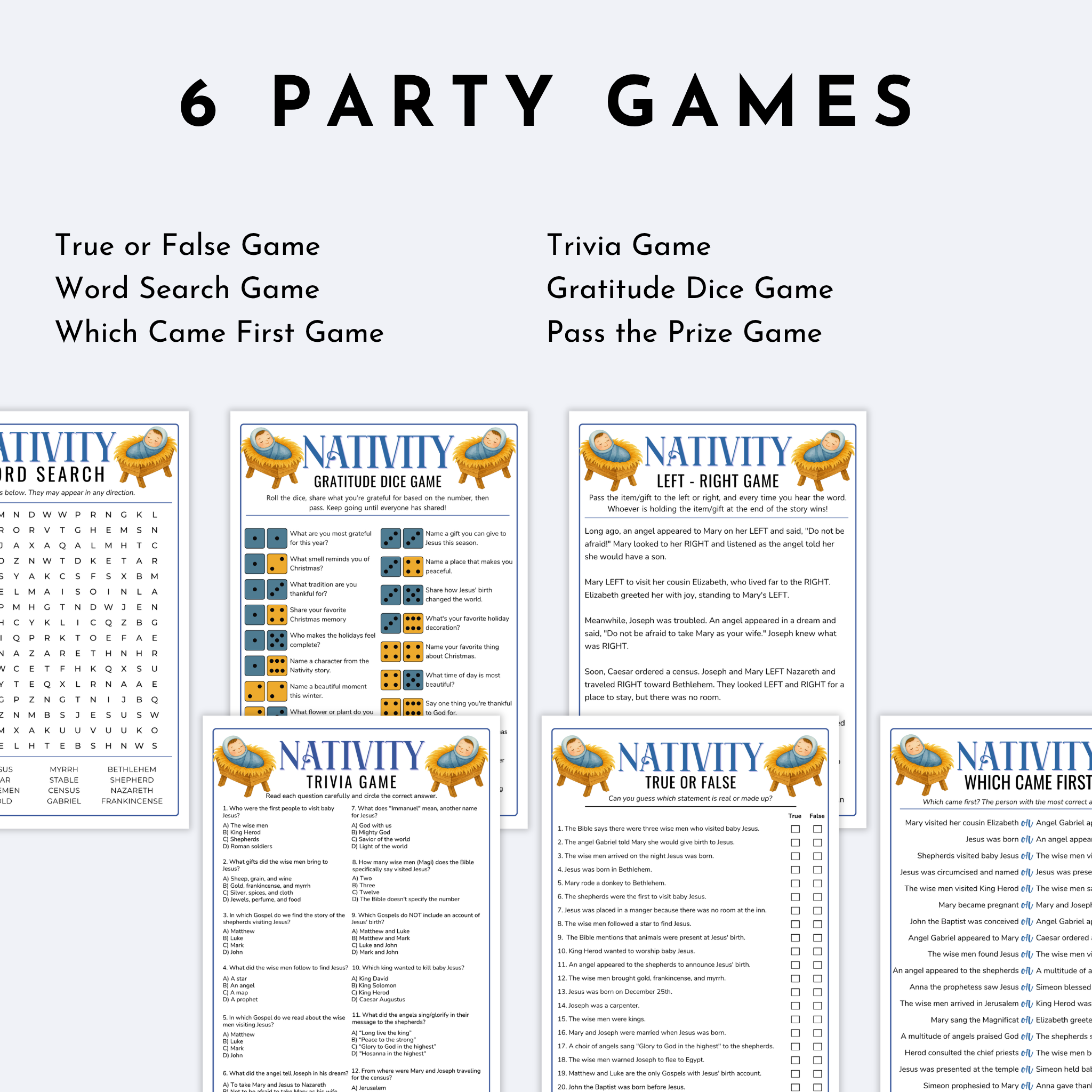 Nativity Mega Bundle Game
