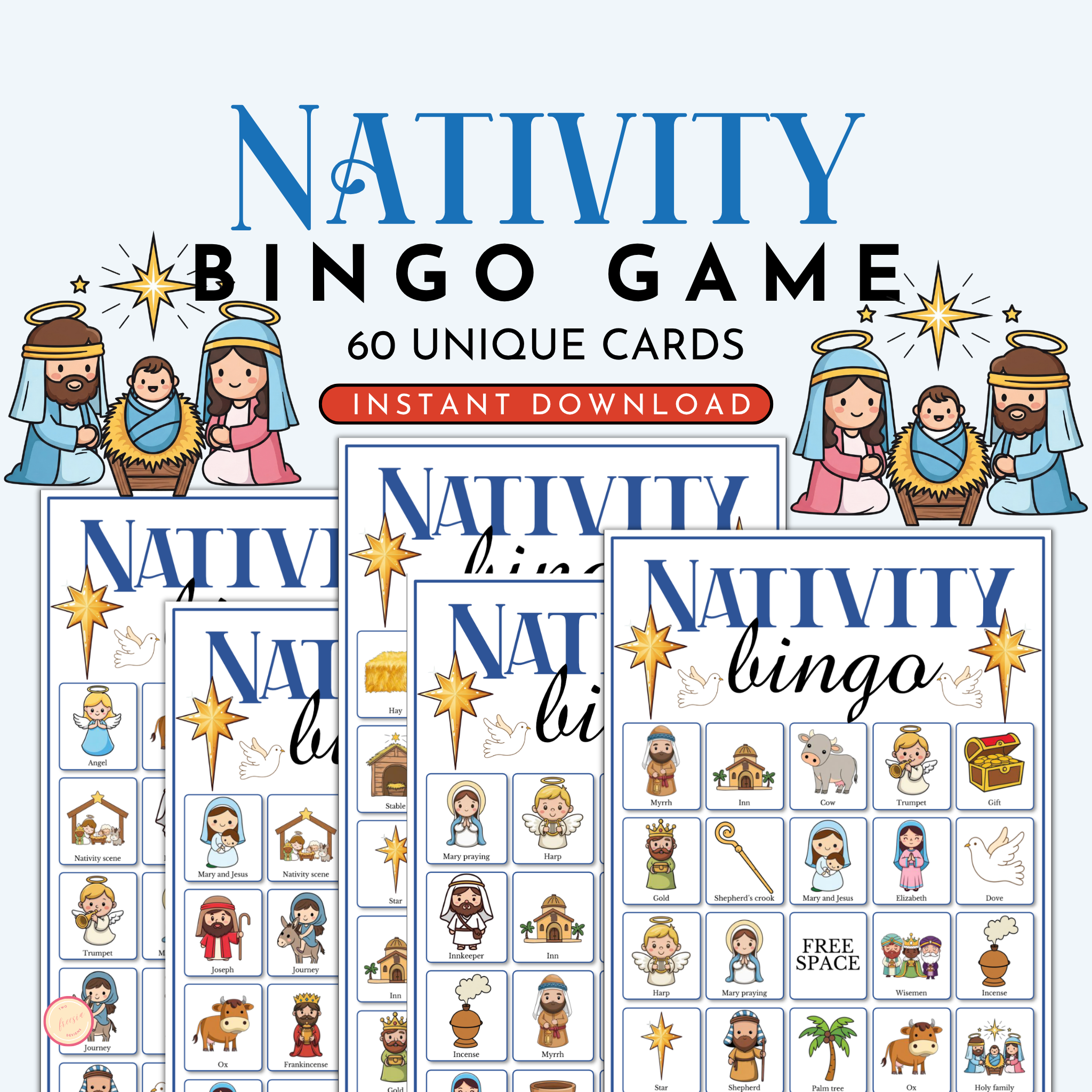 Nativity Bingo Game