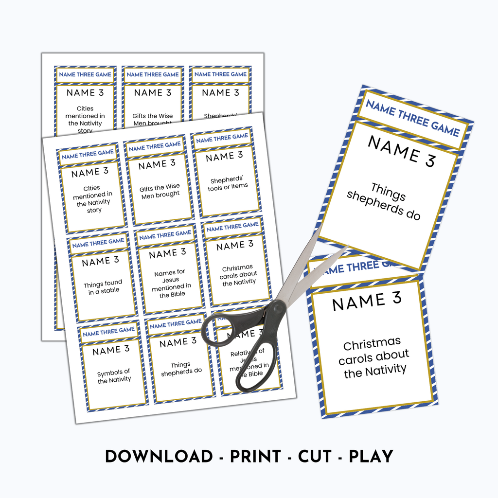 Nativity Forbidden Word Game