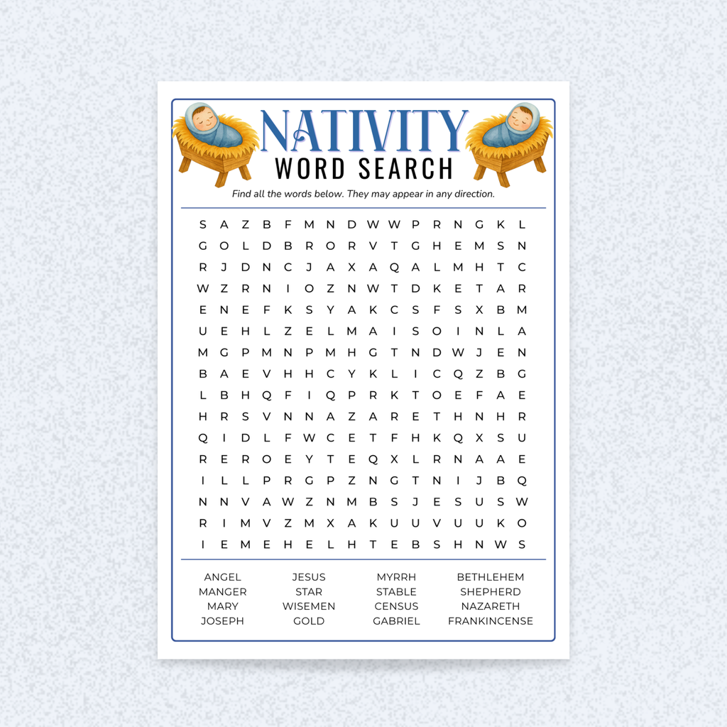 6 Nativity Party Games
