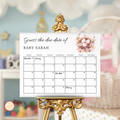Prep the Nest Baby Shower Due Date Calendar