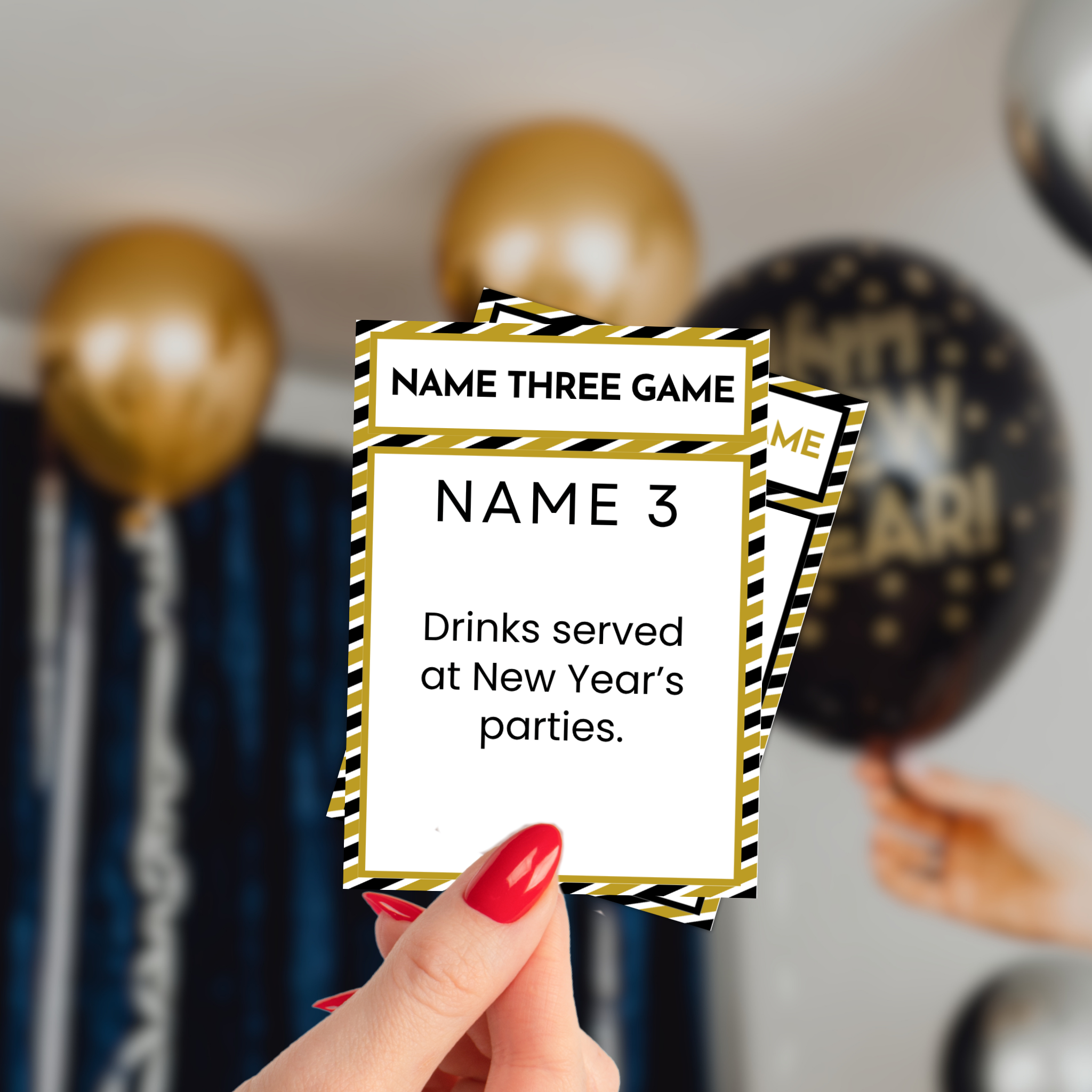 New Year's Name 3 Game