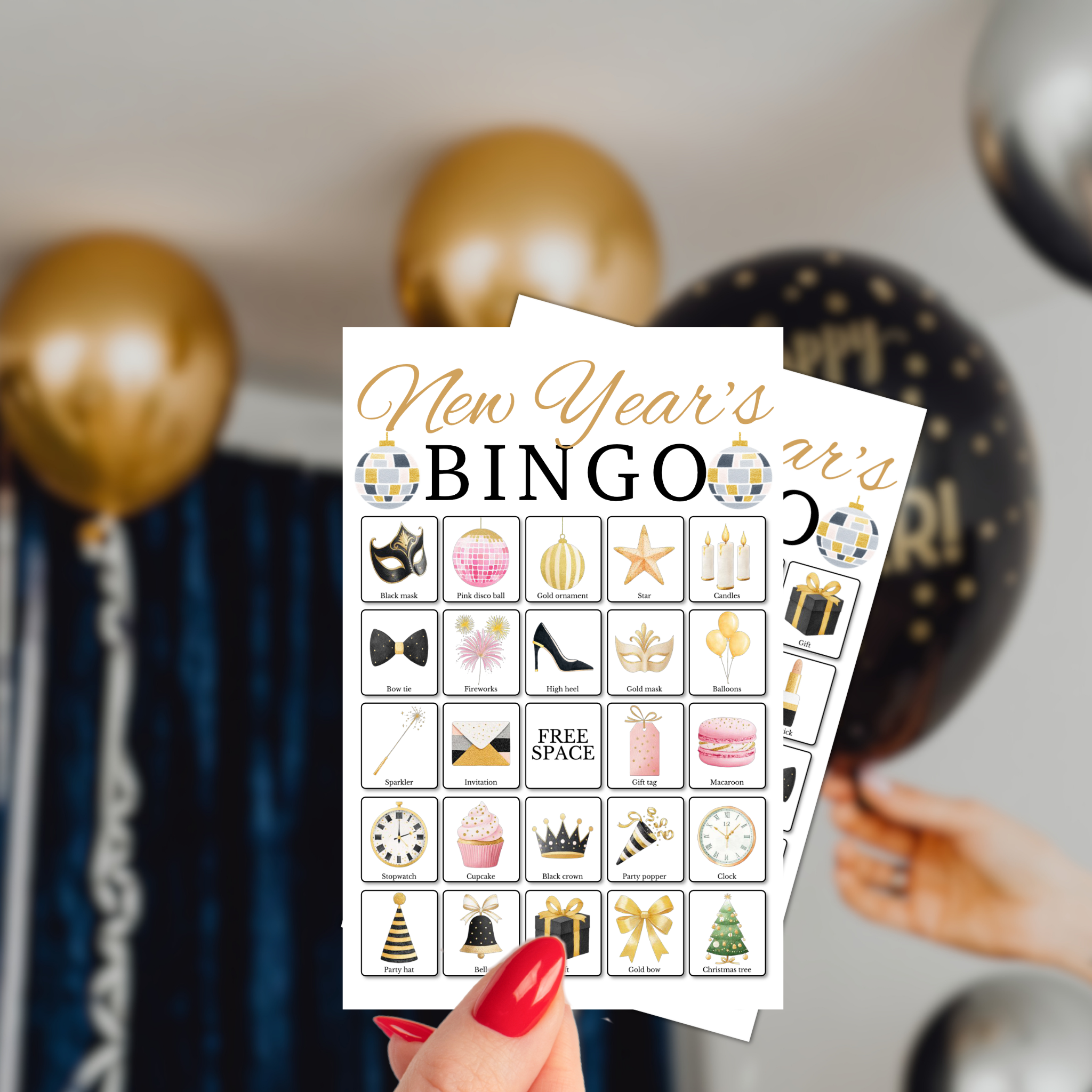 New Year's Bingo Game