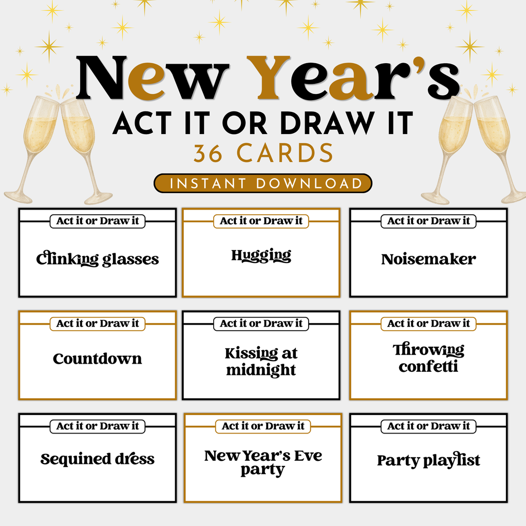 New Year's Act It or Draw It