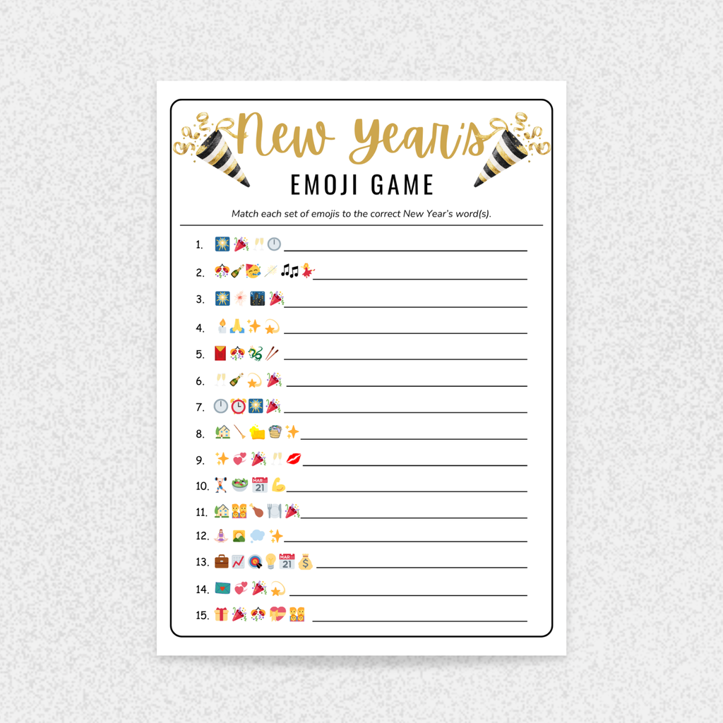 12 New Year's Party Games