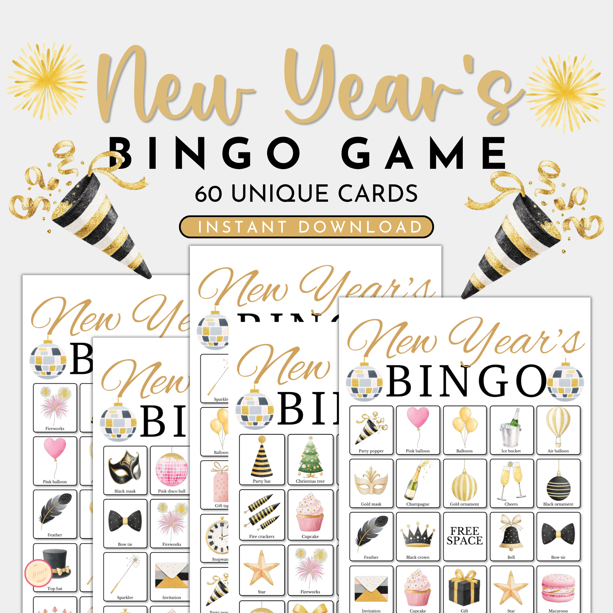 New Year's Bingo Game