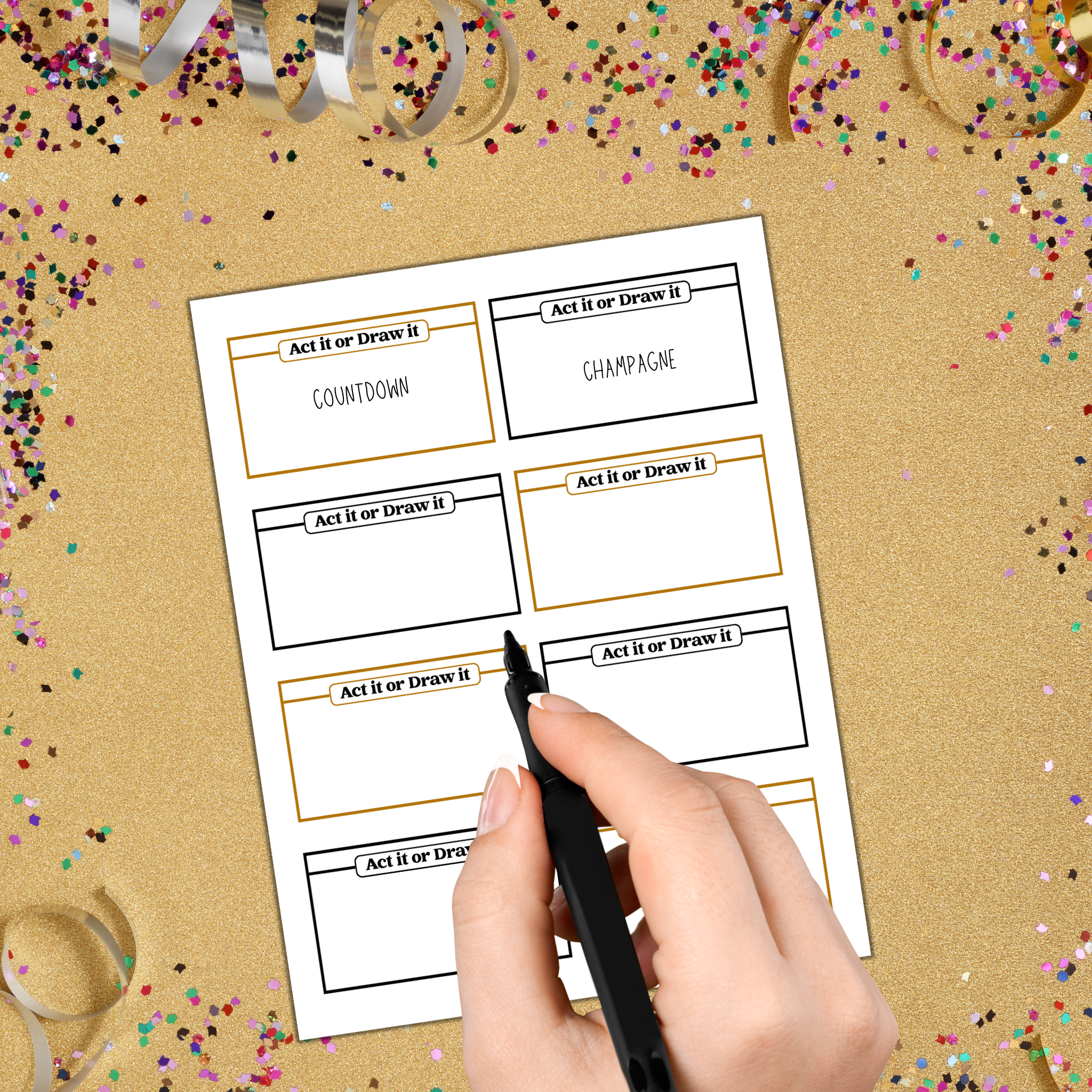 New Year's Act It or Draw It