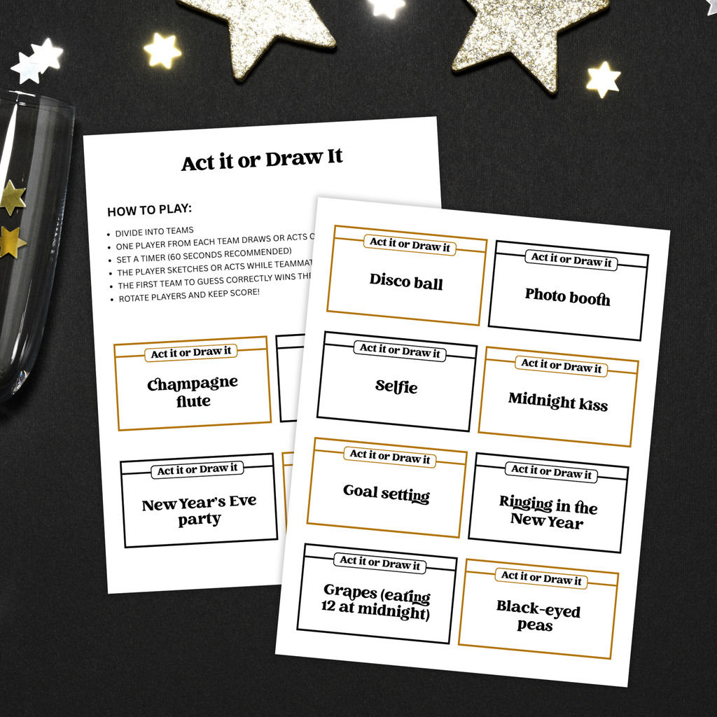 New Year's Act It or Draw It