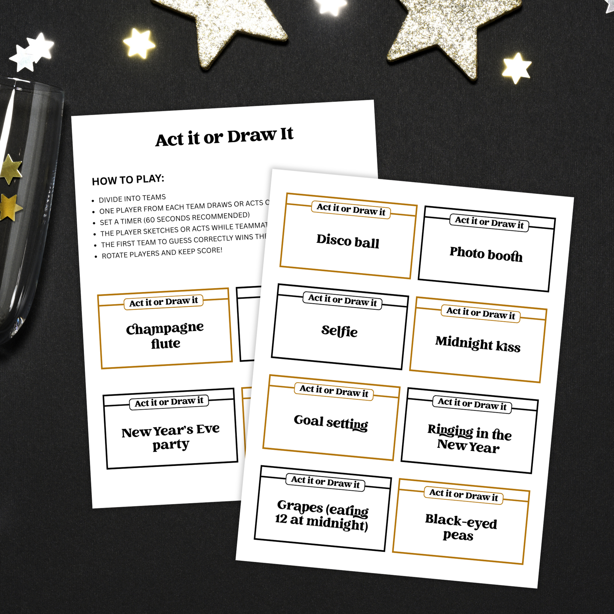 New Year's Act It or Draw It