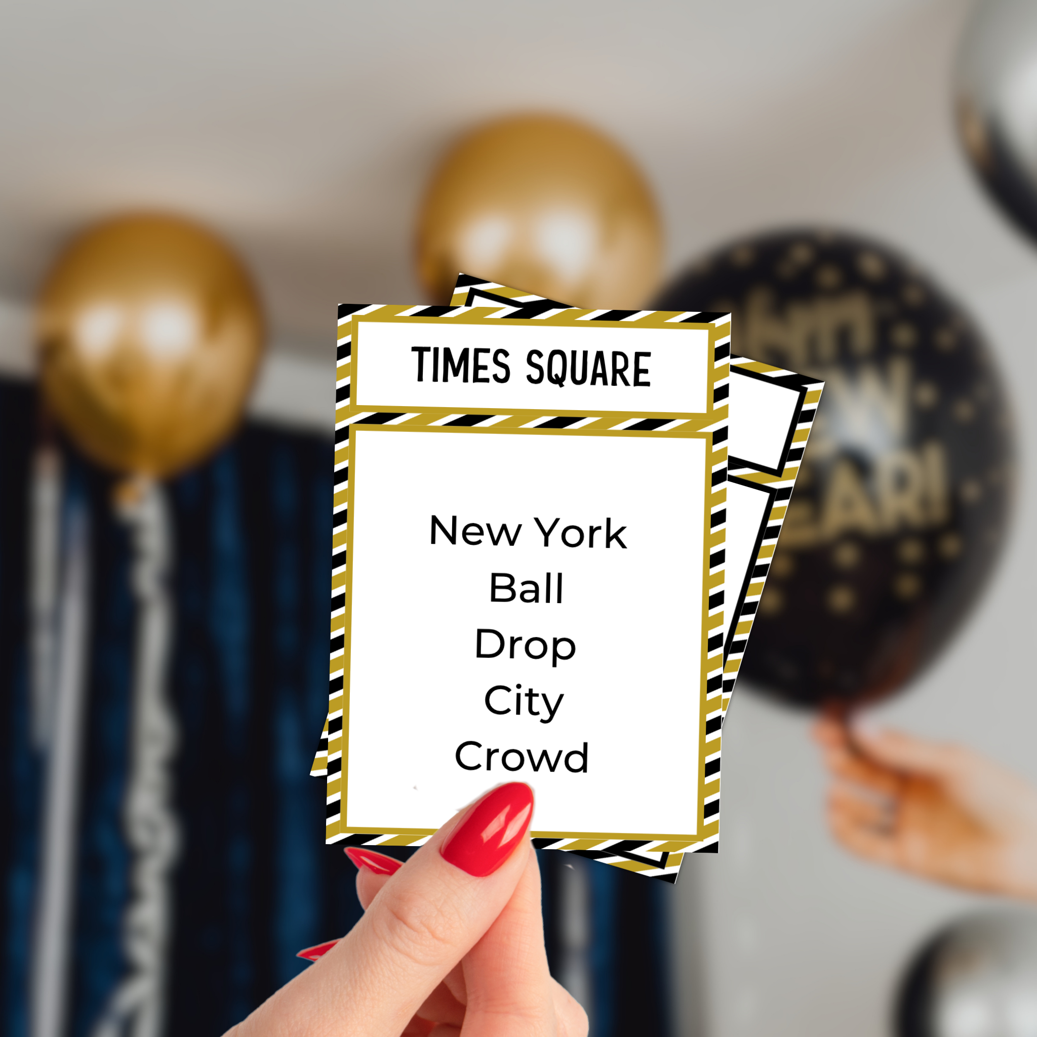 New Year's Forbidden Word Game